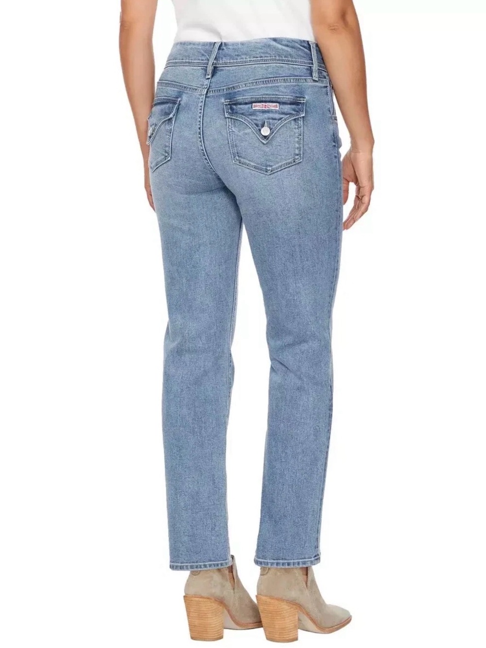 HUDSON Jeans Beth Boot Cut Coastal Cowgirl Blue Size 14